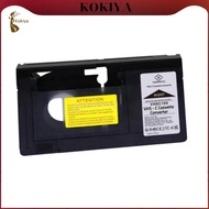 kokiya VHS to Vhsc Cassette Converter,Tape Player Converter,Gifts,for Elders Black Portable Tape Ada