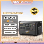 Pecron F3000LFP Portable Power Station 3600W 3072Wh LiFePO4 battery large capacity 220V fast chargin