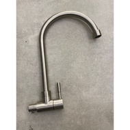 zyta Wall Mounted Kitchen Sink Tap Stainless Steel Display Item In Good Condition