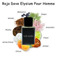 Topaura inspire-by Roja Dove Elysium Pour Homme 30ml Perfume Lelaki perfumes
