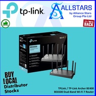 TP-Link Archer BE400 / BE6500 Dual-Band Wi-Fi 7 Router (Warranty 3years with BanLeong)