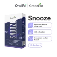 GreenLife Snooze 25ml (10 Sachets) - Promote Healthy Sleep Cycle and Aids Relaxation