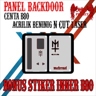 backdoor Centaurus b 80 panel premium acrilik+ bonus stiker inner garskin