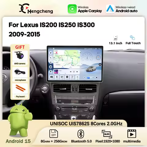 13.1″ For Lexus IS200 IS250 IS300 2006-201 Upgraded Car Multimedia Video Player GPS Navigation Andro