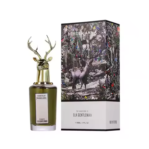 80ml Beast Head Perfume Fox Deer Tragedy= Rose Animal Scent for Long-lasting Light Fragrance