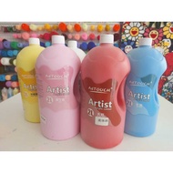 Fluid Acrylic Paint  for DIY Fluid  Bear Acrylic Pour Painting 2 Litre Bottle 流体熊 流体画 颜料