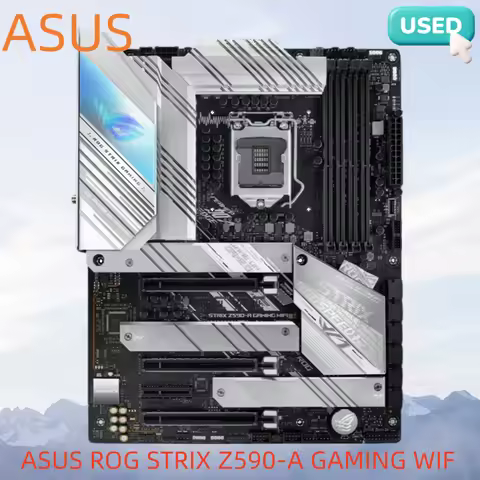 ASUS ROG STRIX Z590-A GAMING WIFI Motherboard Socket LGA1200 CPU DDR4 5333(OC) Memory Chipset Z590 A