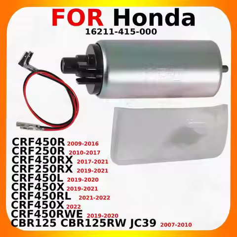OEM:16700-MEN-A52 16700-KTY-D31 Motorcycle Fuel Pump For Honda CRF250RL CRF250R CRF450R CRF450RX CBR