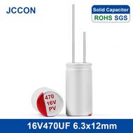 20Pcs JCCON DIP Solid Electrolytic Capacitor 16V470UF 6.3x12 DIY Graphics Card Motherboard Oiginal