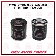 OIL FILTER - WMOTO - ES 250i/ XDV 250i & QJ MOTOR - SRV 250 (NK)