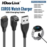 HdoorLink Watch Charger For COROS Pace/Apex/Vertix USB Watch Charging Cable For COROS Smart Watch Ch
