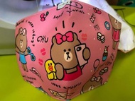 全手作 口罩套 布口罩 line friends