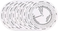 8Pcs Pregnancy Wheel Badge Card, Pregnancy Wheel Due Date Calculator for Doctors Midwives Nurses Pre
