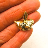 Handmade cuckoo bird brass necklace pendant,cuckoo brass bird jewelry,handmade