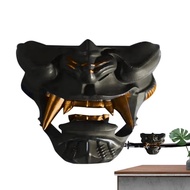 Samurai Sword Wall Mount Rack Katana Mask Holder Katana Support Japanese Black for Display Stand