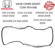 【ACM】CIVIC SNA (FD) 2.0 /CRV S9A /ACCORD SDA /STREAM S7A 2.0 K20A VALVE COVER GASKET 12341-RTA-000