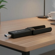 Driver-Free WiFi USB Adapter AC1300, Portable Network Dongle for PC/Laptop