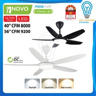 REGAIR Inovo A1 LED/A1 LED BABY 40''/56'' Ceiling Fan 5 Blades with DC Motor | Remote Control | Kipa