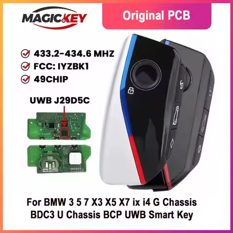 MAGICKEY Original PCB ID49 Chip with J29D5C UWB 434MHz for BMW 3 5 7 X3 X5 X7 iX G Chassis BDC3 U Ch