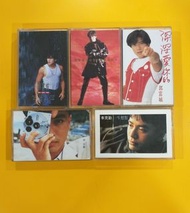 李克勤  album+一生想您+郭富城 深深愛你的+夢難留+把所有的愛都留給你 合售  錄音帶 卡帶  磁帶  盒帶