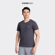 INSIDEMEN regular fit men's short-sleeved T-shirt, loose fit, comfortable ITS001AZ