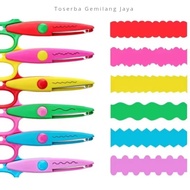 Gemilang Department Store JAYA _ Zigzag Scissors Wave Scissors Lace Scissors Children's Art Scissors