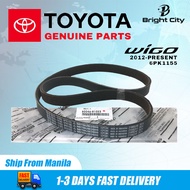 BRIGHT CITY TOYOTA Wigo 2012-2021 Fan Belt Drive Belt 9004A-91063 6PK1155