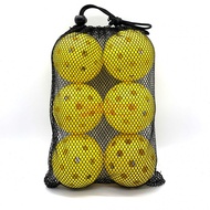 40 Hole Pickleball Balls - 74mm PE Injection Molded, Durable Pickleball For Games & Practice Pickleb