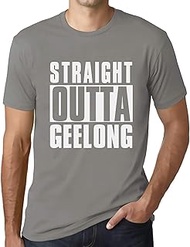 Men's Graphic T-Shirt Straight Outta Geelong Eco-Friendly Limited Edition Short Sleeve Tee-Shirt Vin