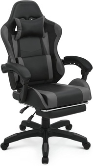 เก้าอี้เล่นเกม เก้าอี้เกมมิ่ง  Gaming Chair มีทีวางเท้า รุ่น GOC06