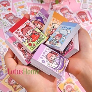 Cute mini Cartoon sticker Book 1pcs Contents 24 Sheets momo sticker Book korea notesbook sticker momo Paste Book