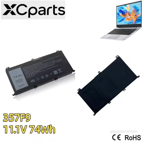 11.1V 74Wh New Laptop Battery 357F9 For DELL Inspiron 15 Gaming 5576 5577 7566 7567 7000 7557 7559 P