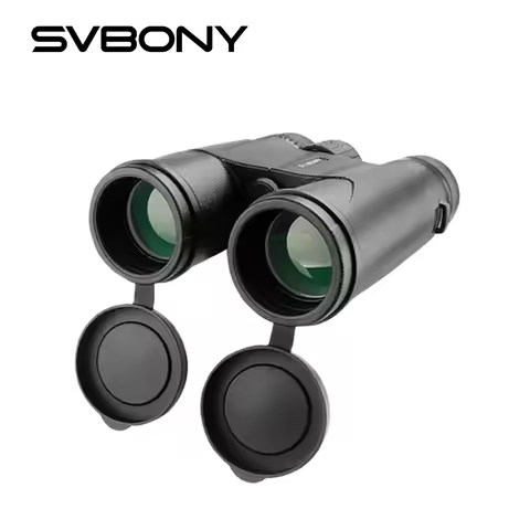 SVBONY SA202 Binoculars,10x42 Binoculars for Adults,Compact FMC Lens,Binoculars with Neck Strap Carr