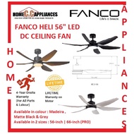 FANCO HELI 56"/ PRO 66" LED DC CEILING FAN