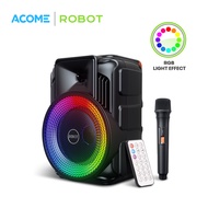 Speaker ROBOT RB500 Karaoke Bluetooth 5.0 Audio Wireless Super Bass Portable LED - Garansi resmi 1 T