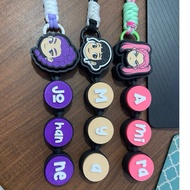 Kpop Demon Hunters Custom Name Keychain Clicker