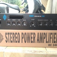 box ampli box power amplifier usb 340 parametrik