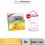Vegeta Herbal + Vegeta Scrubber  Free Pouch Vegeta