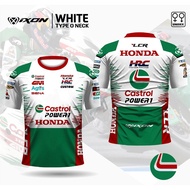 Motogp Honda Hrc Castrol Tshirt Microfiber Jersey