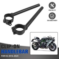 Motorcycle Front Clip On For KAWASAKI H2 H 2 2016-2022 2023 2024 Handle Bar Fork Tube Handlebars Cli