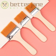 BETTER-JANE Oil Paint Brush, Practical Wood Handles Hair Painting Brush,  Watercolor Paint Drawing M