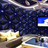 3D Gem Wall Wallpaper 7m to/d 8m x 45cm