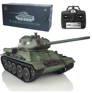 TOUCAN RC HOBBY 2.4G Henglong 1/16 Scale 7.0 Plastic Ver Soviet T34-85 RTR RC Tank Model 3909