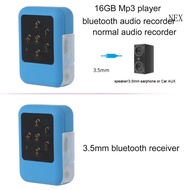 NEX Waterproof IPX8 MP3 Player BT-Receiver Stereo Sound 16GB Memory Swimming Diving Surfing Cycling Sport Music Player