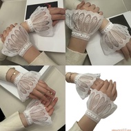 sweetyvi12 Fashionable Lace Trimmed Bogus Sleeves Lightweight Breathable Design Easy To Counterpart 