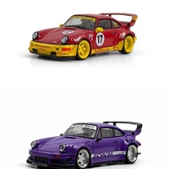 MM 1/64 Porsche RWB 993 964 idlers Alloy Diecast Car Model Toy Birthday Gift