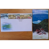 STAMP FDC 2018 Sungai-sungai di Rivers 2v Stamps dengan Setem/stamp margin