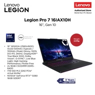 Lenovo Legion Pro 7 16IAX10H | 83F5002LSB | 16" WQXGA OLED | Intel® Ultra 9 275HX | RTX5080 | 32GB/1