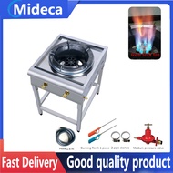 【Mideca】High Pressure Gas Stove Heavy Duty Stove For Restaurant Stove Burner Heavy Duty Stainless Gas Stove Burner Burner Gas Stove Complete Set Household Gas Stove High Pressure Stainless Steel With Sink