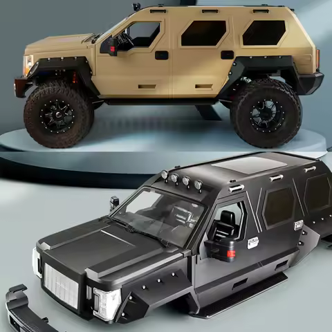 324mm Hard Plastic Off-Road Body Shell For 1/10 RC TRUCK AXIAL SCX10 TRX-4 Wheelbase George PATTON A